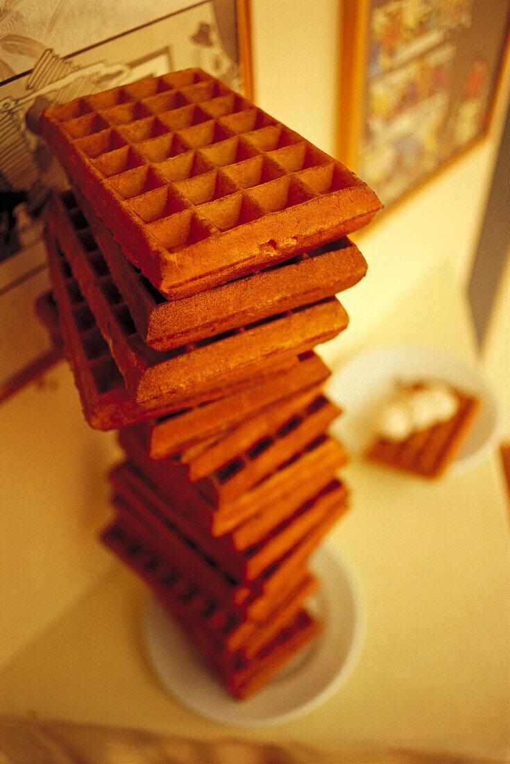 Tower of wafers, West Flanders, Belgium