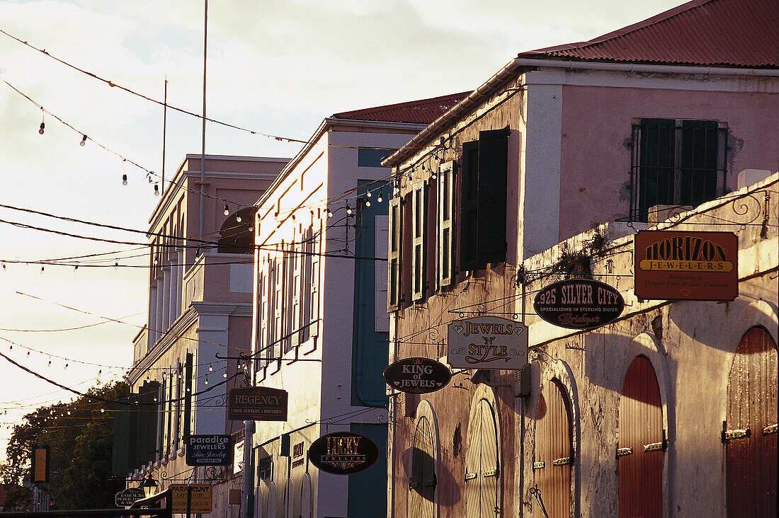 Main Street, Charlotte Amalie St.Thomas, Caribbean