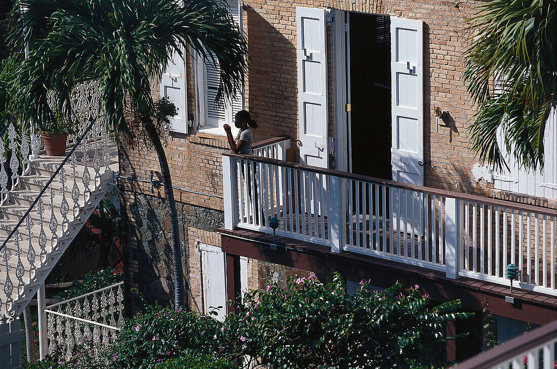 Balcony, Charlotte Amalie St.Thomas, Caribbean