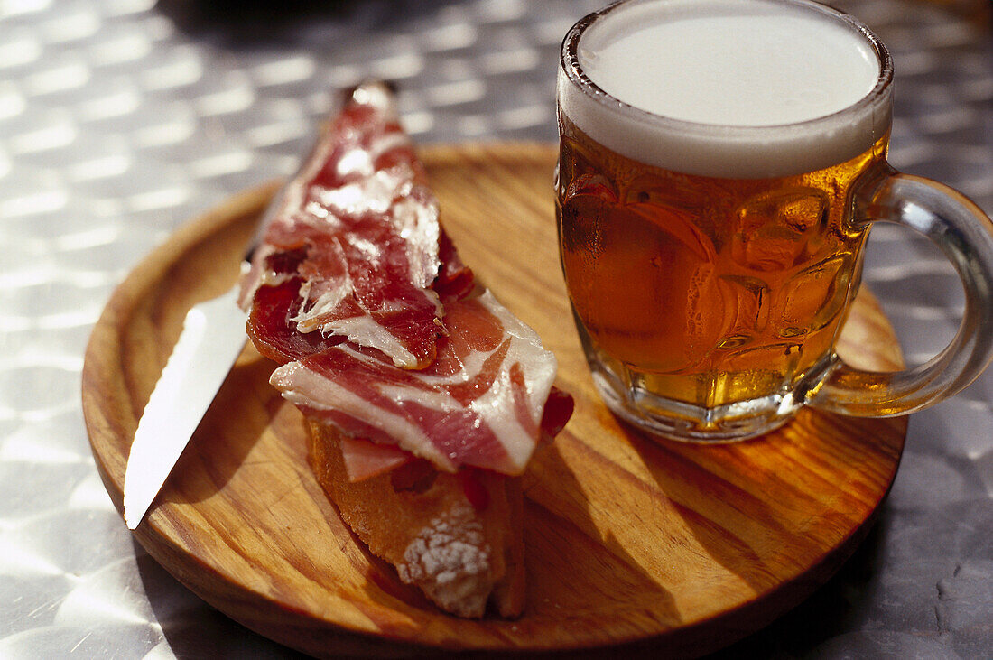 Jamon Tapas, Plaza Santa Anna, Madrid Spain