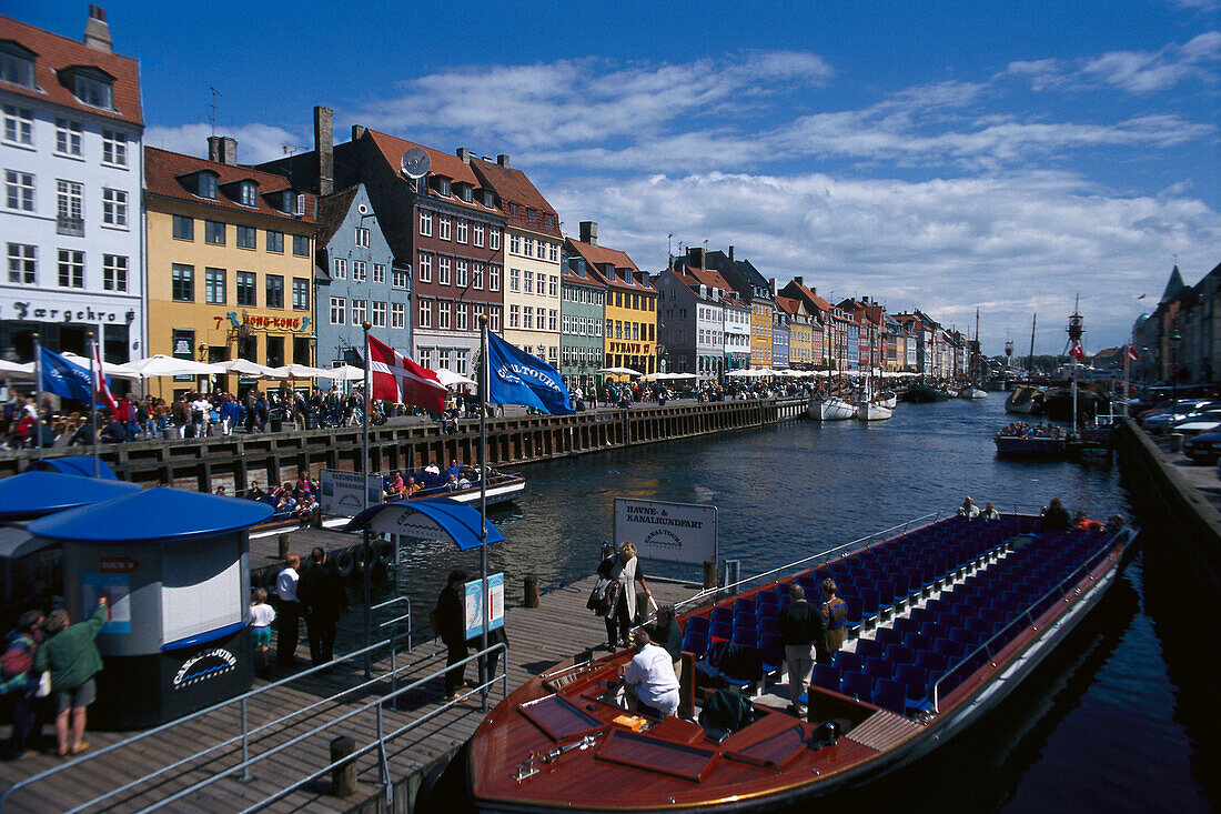 Nyhavn, Harbour, Copenhagen Denmark