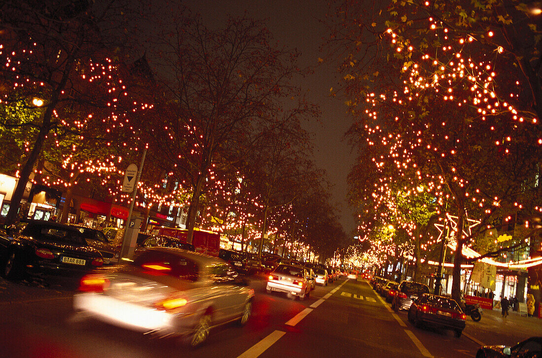 Christmas on Kurfuerstendamm, Berlin, Germany