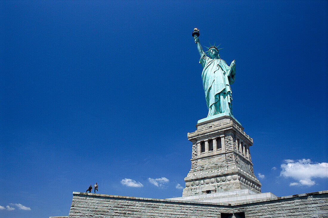 The Statue of Liberty, Liberty Island, New York City, New York, USA