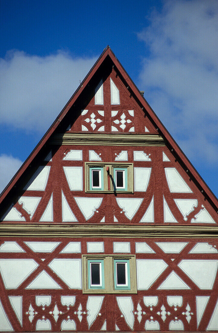 Half-timbered house in Oehringen, Black Forest, Baden-Wuerttemberg, Germany