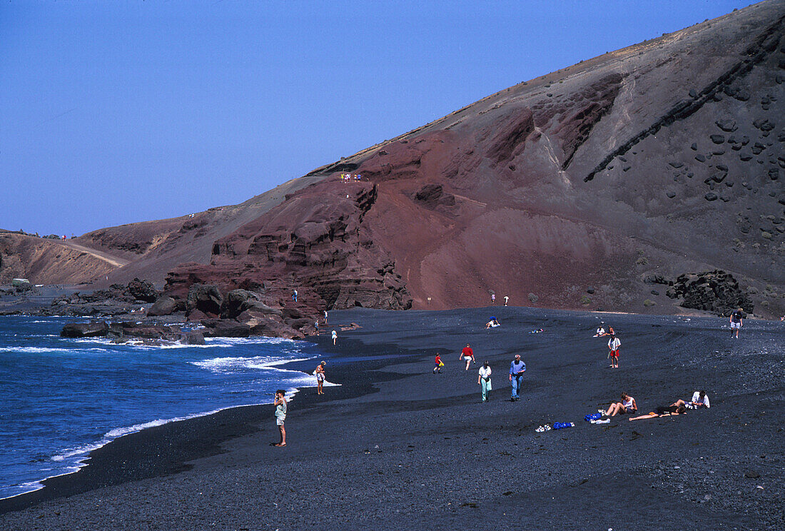 El Golfo, Lanzarote Kanarische Inseln, Spanien