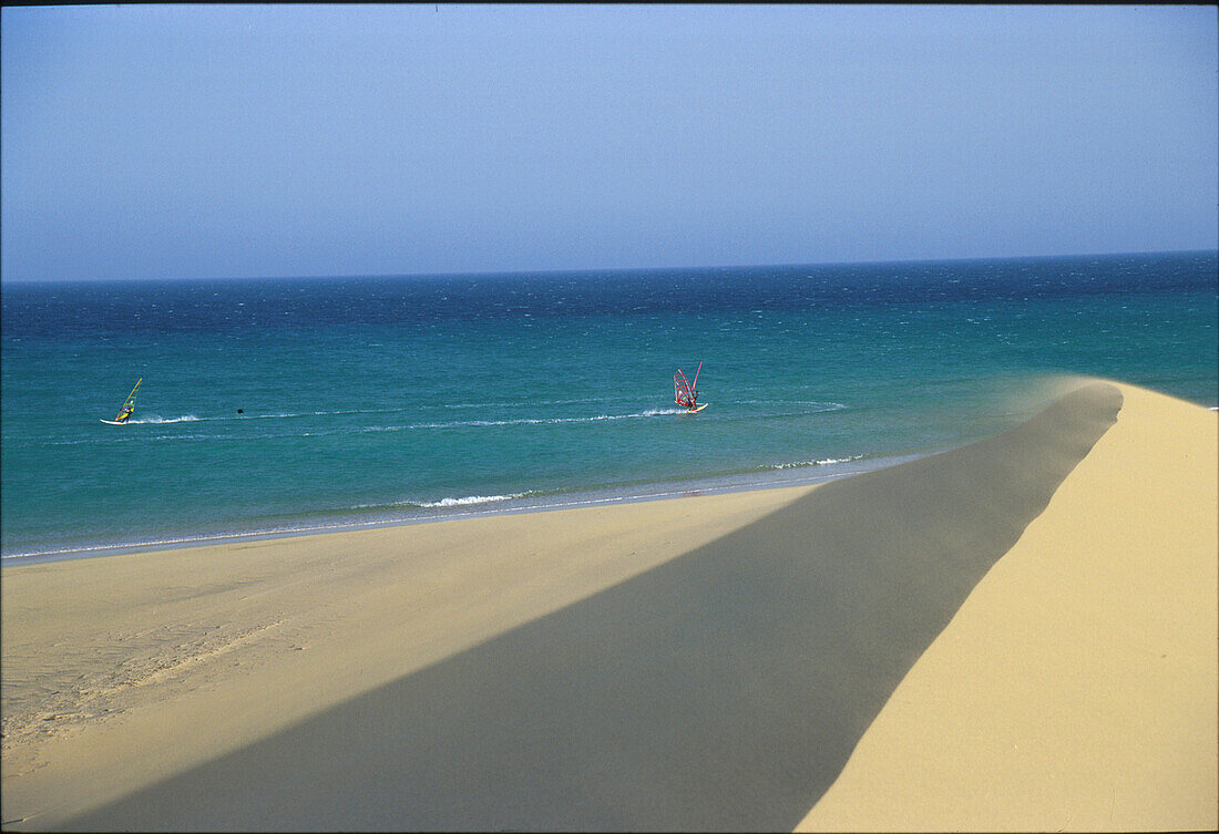 Playa de Sotavento de Jandia, Fuerteventura, Kanaren, Spanien