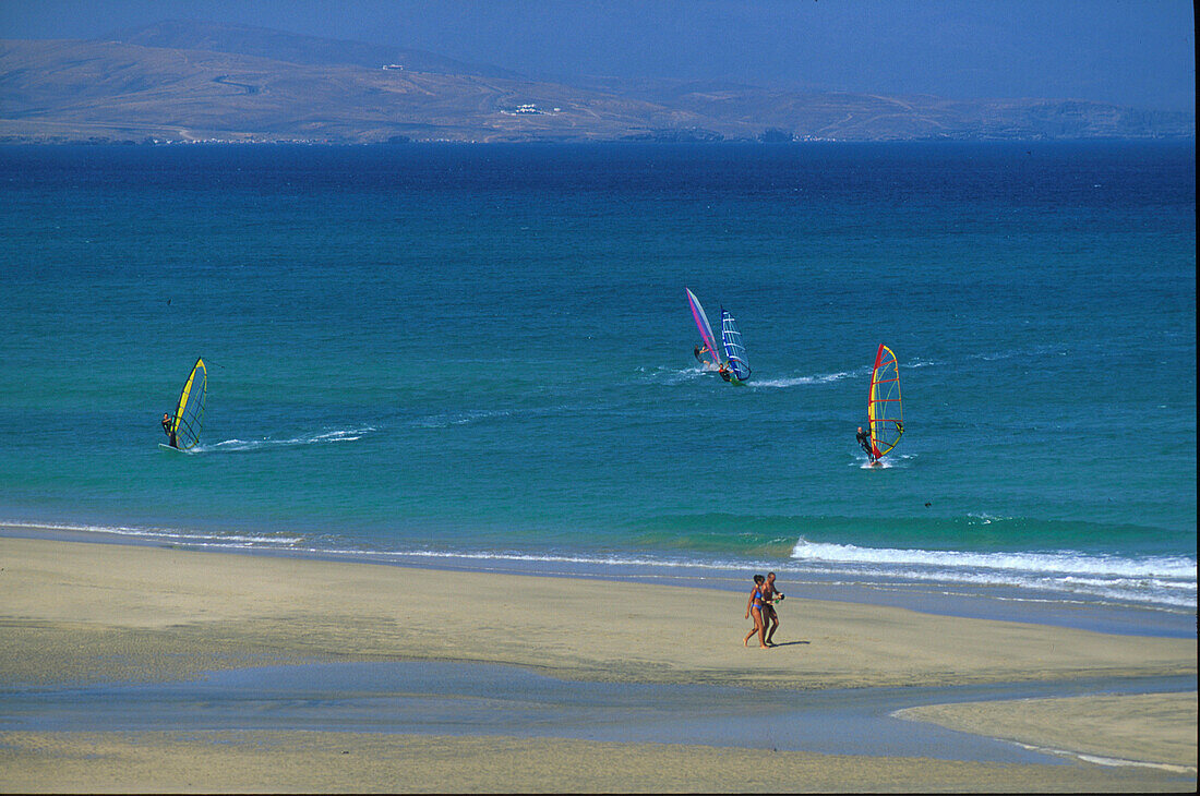 Playa de Sotavento de Jandia, Fuerteventura, Kanarische Inseln, Spanien, Europa