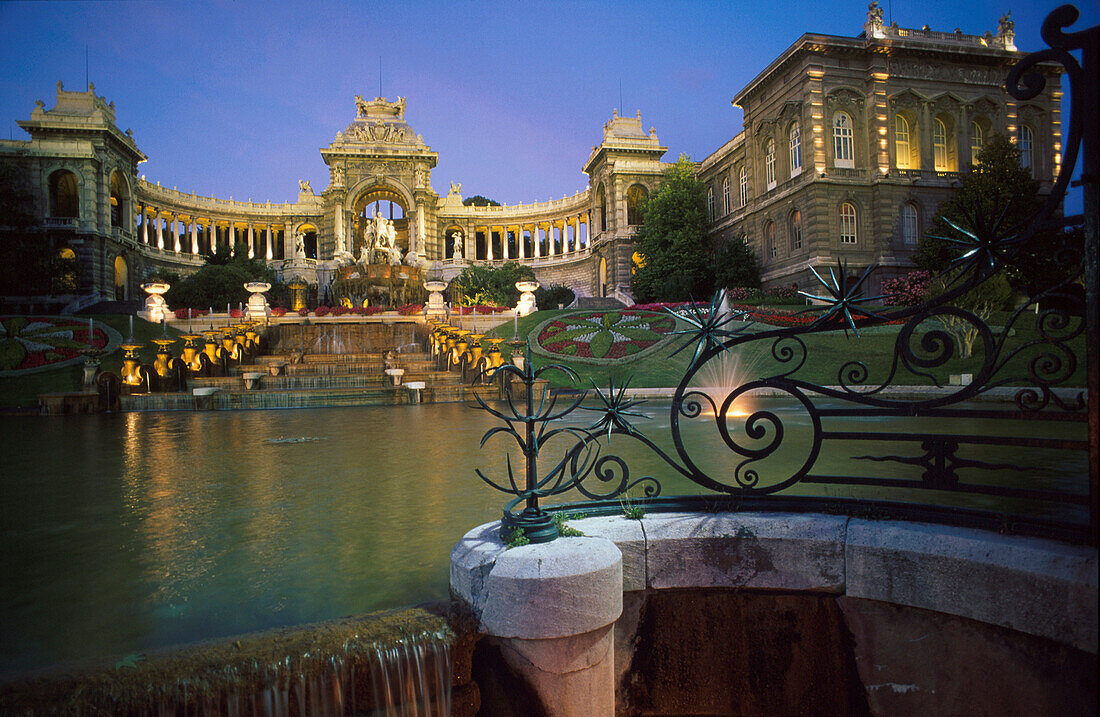 Palais Longchamps, Marseille, Provence, Frankreich