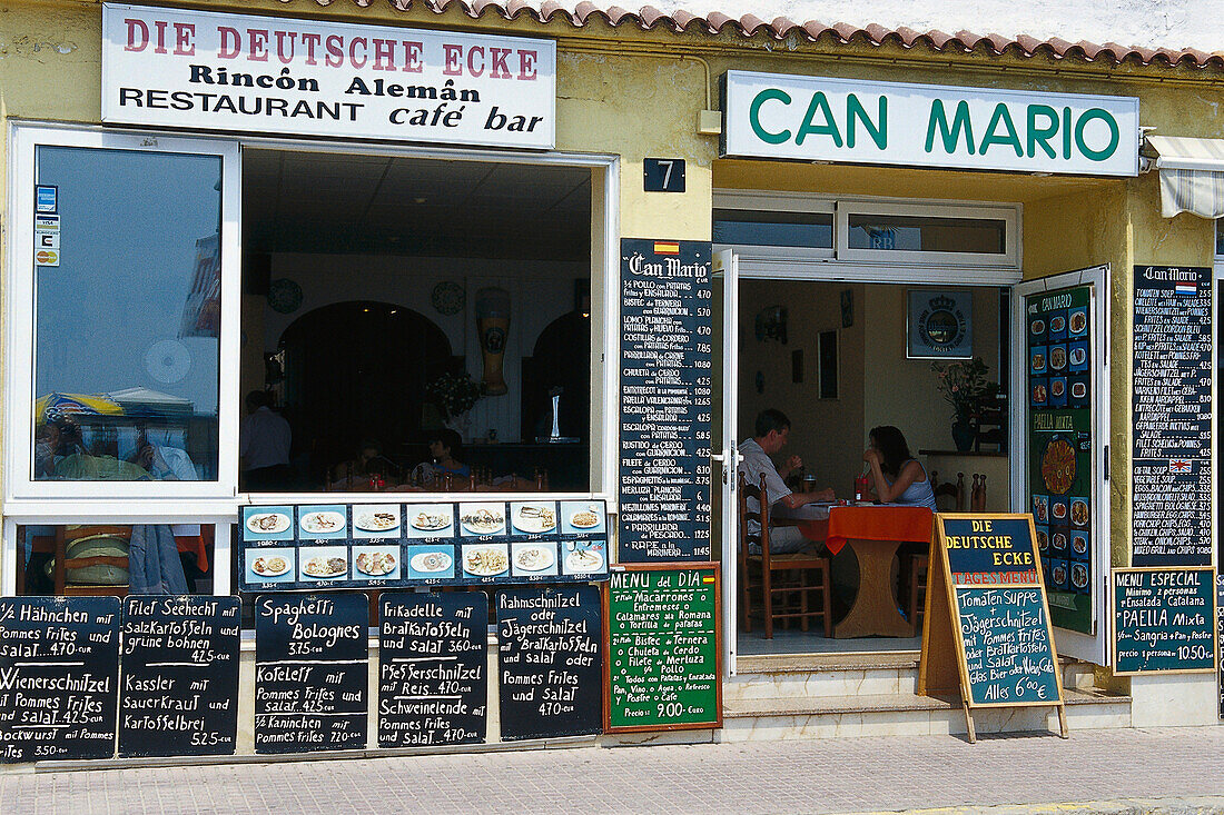 German Restaurant, Lloret de Mar, Costa Brava, Catalonia Spain