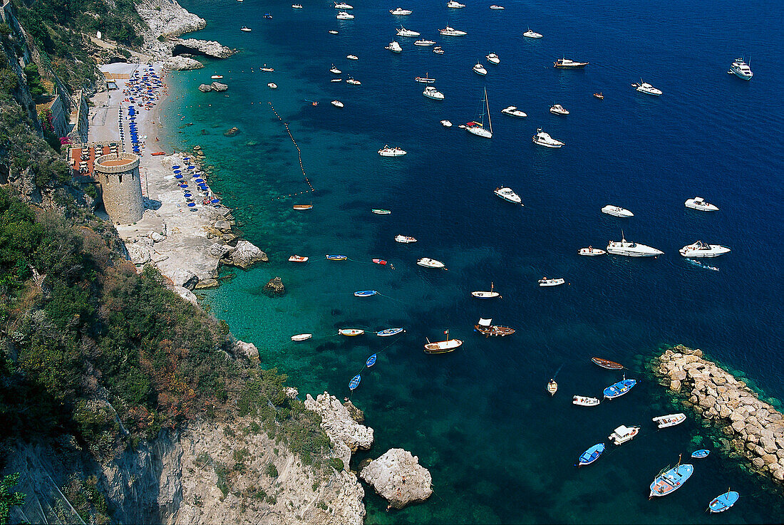 Boats, Conca dei Marini, Amalfitana Campania, Italy