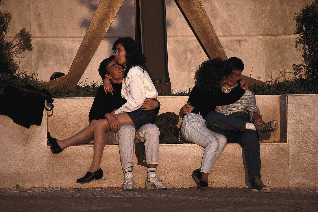 Couples, Denkmal der Eroberungen, Lissabon Portugal