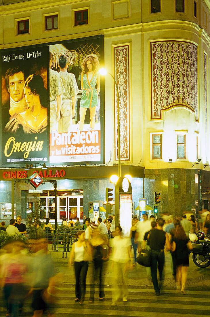 Gran Via, Madrid Spain