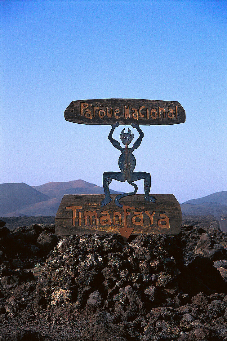 Nationalpark Timanfaya, Lanzarote Canary Islands, Spain