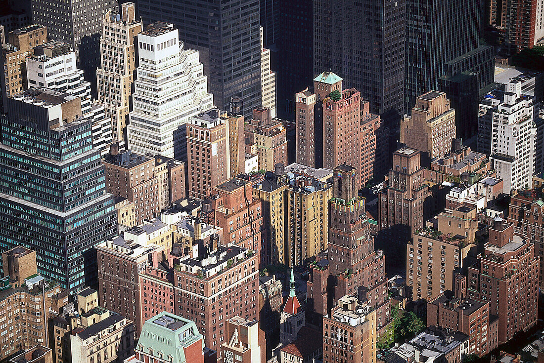 View from Empire State Building, Manhattan, New York City, USA