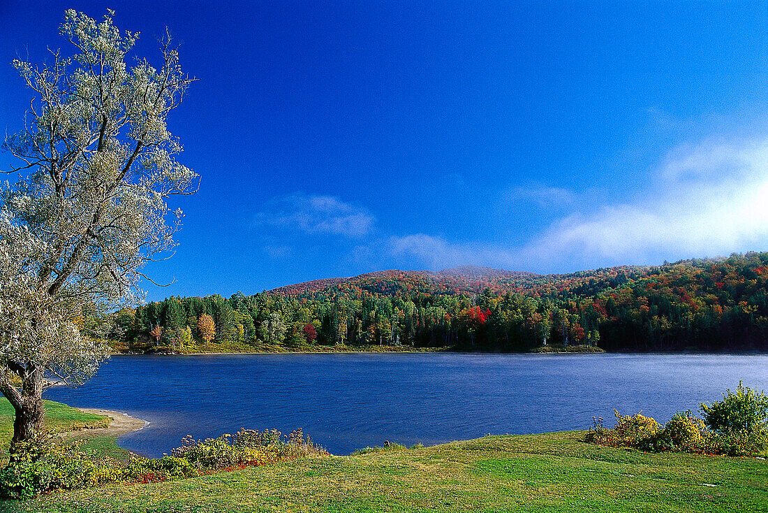 Wrightsville Dam Stausee bei Montpellier, Vermont, USA