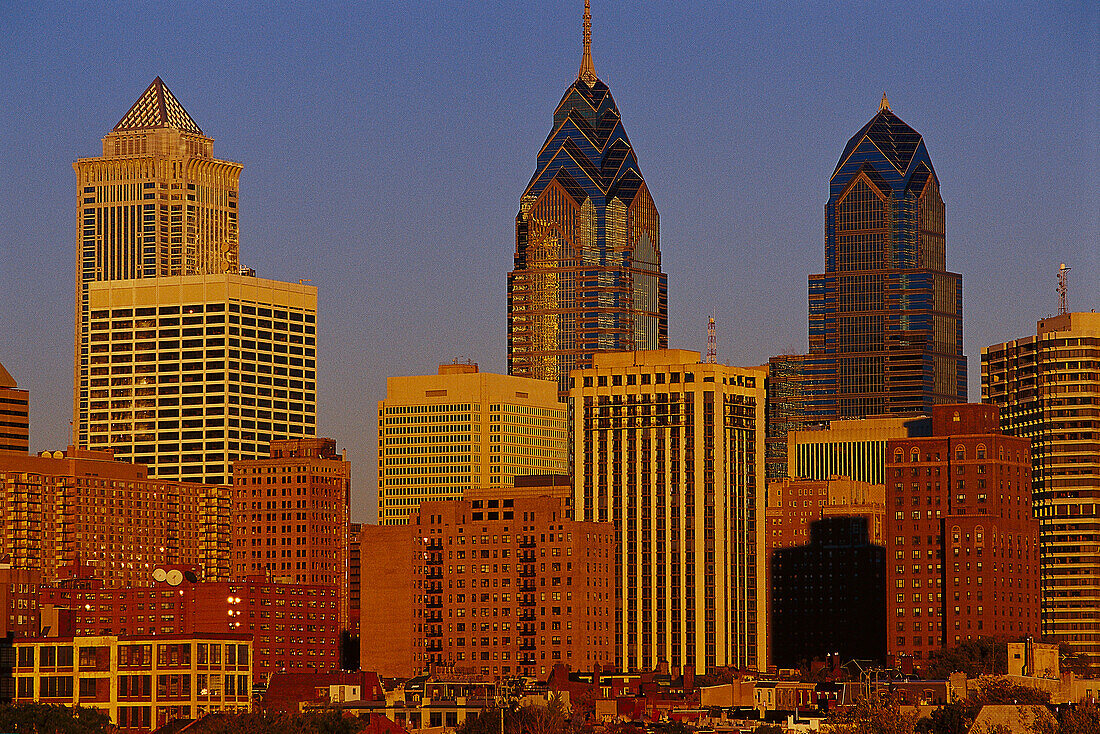 Downtown, Skyline, Philadelphia Pennsylvania, USA