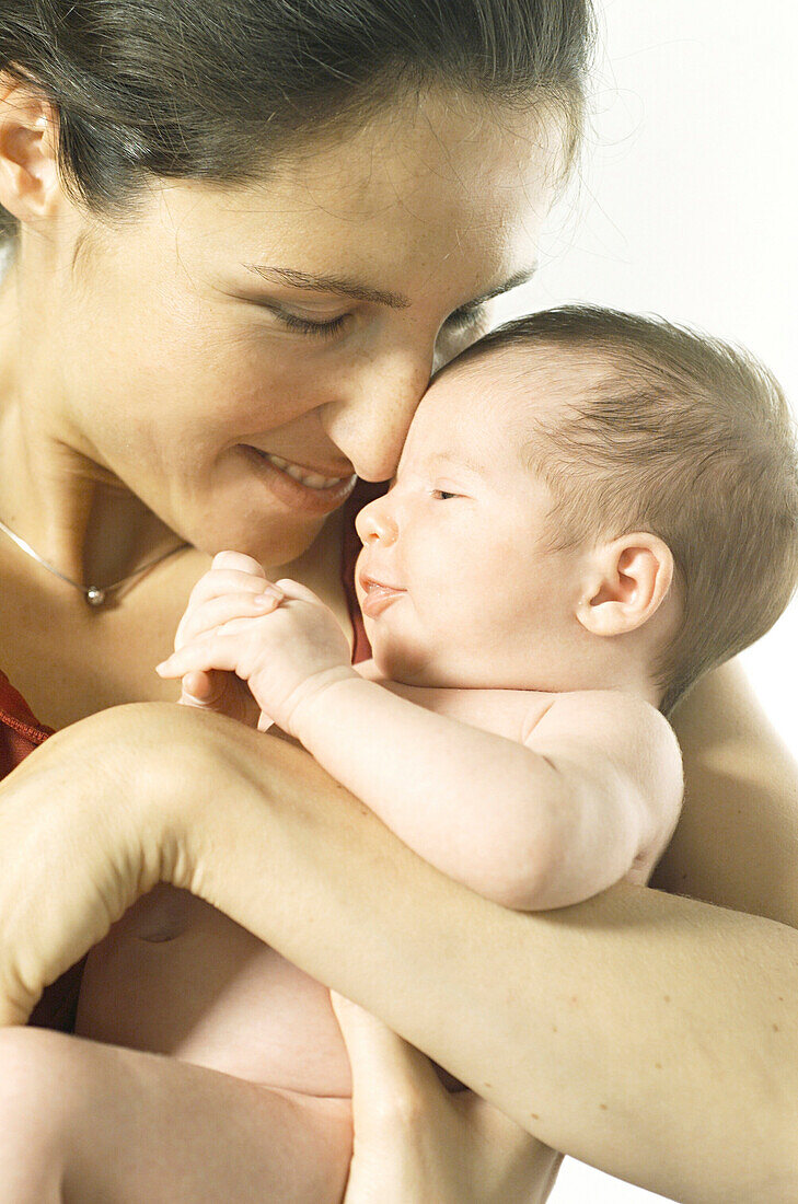 Mother with baby, people baby with mother