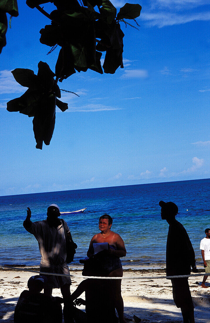 People on beach