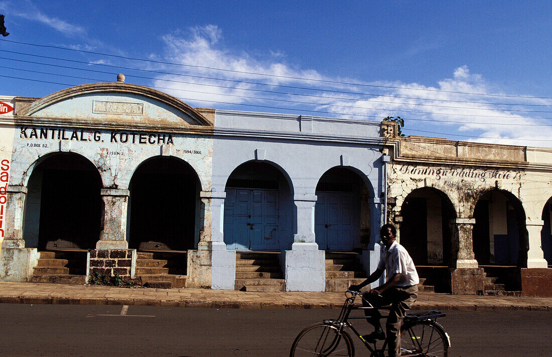 Man in kisumu city, travel architecture