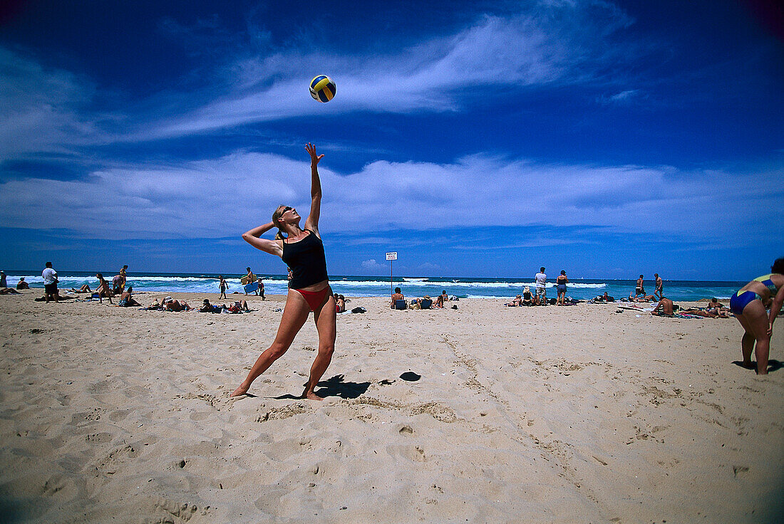 Manly Beach, Volleyball, Sydney, NSW Australia