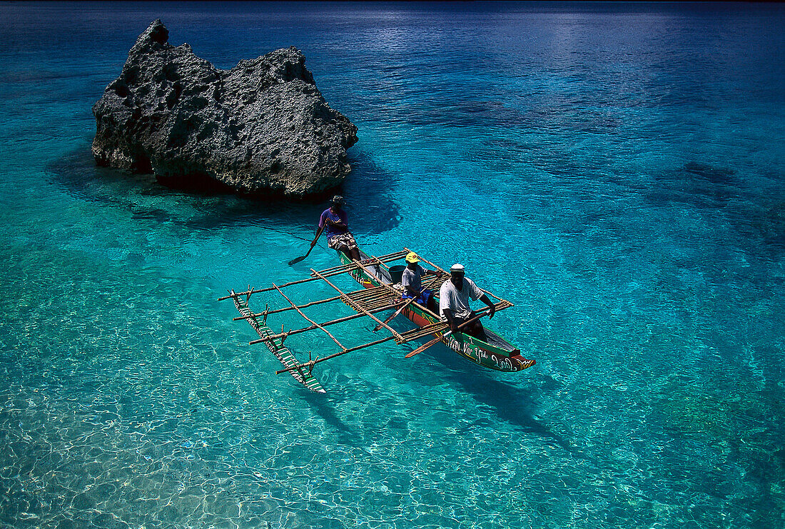 Traditional Outrigger, Vanuatu South Seas