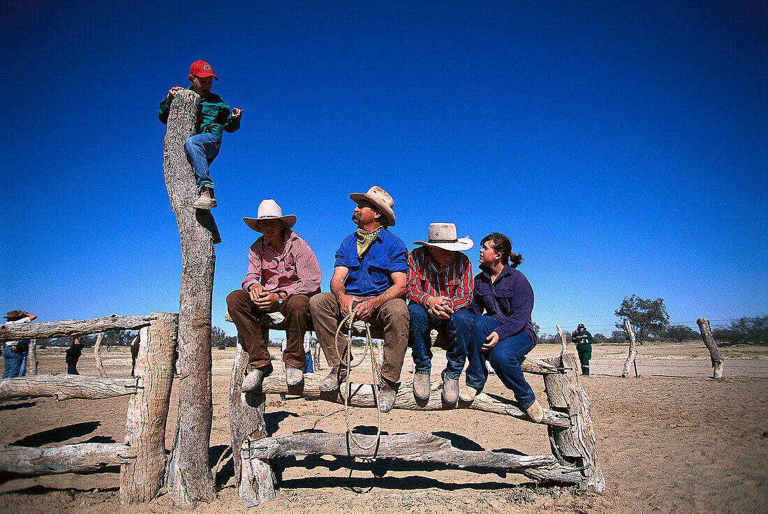 Family, Cattle Station, South Australia Australia