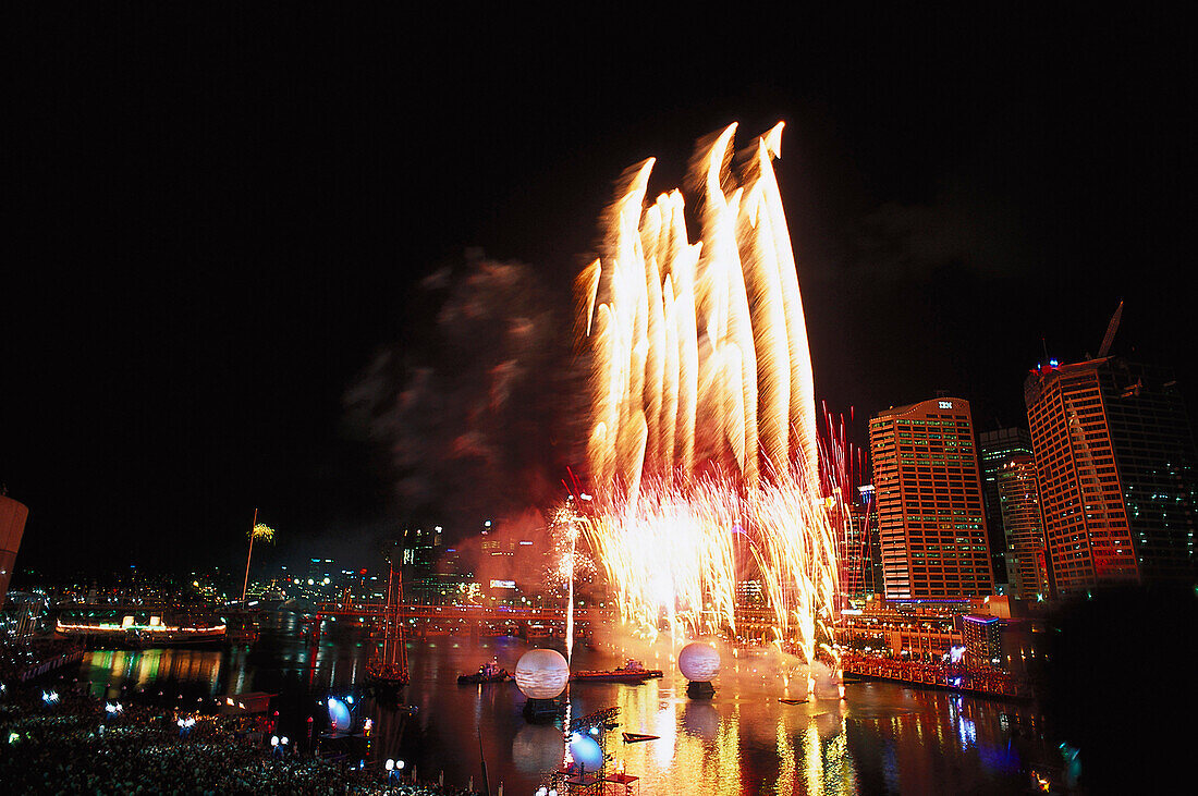 Feuerwerk-Australia Day, Sydney , NSW Australien