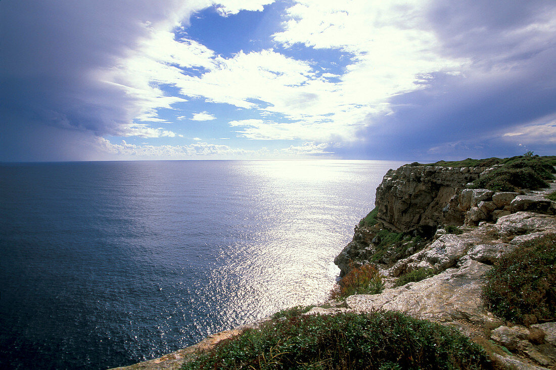 Küstenlandschaft, Cala Santanyi, Mallorca, Spanien