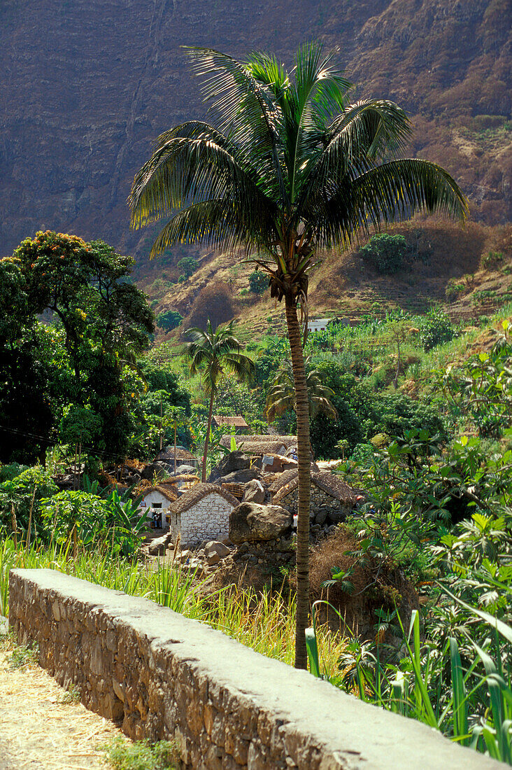 Mountain village, Paul, Santo Antao, Cape Verde Islands, Africa