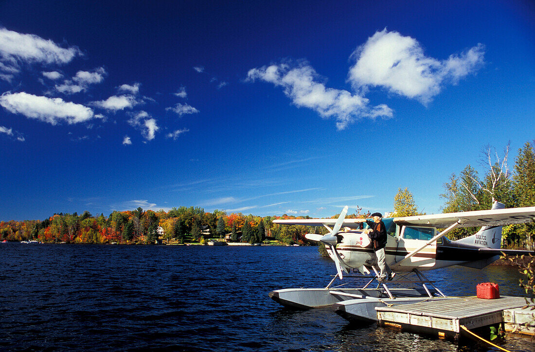 Lake, Indian Summer, Quebec, Canada