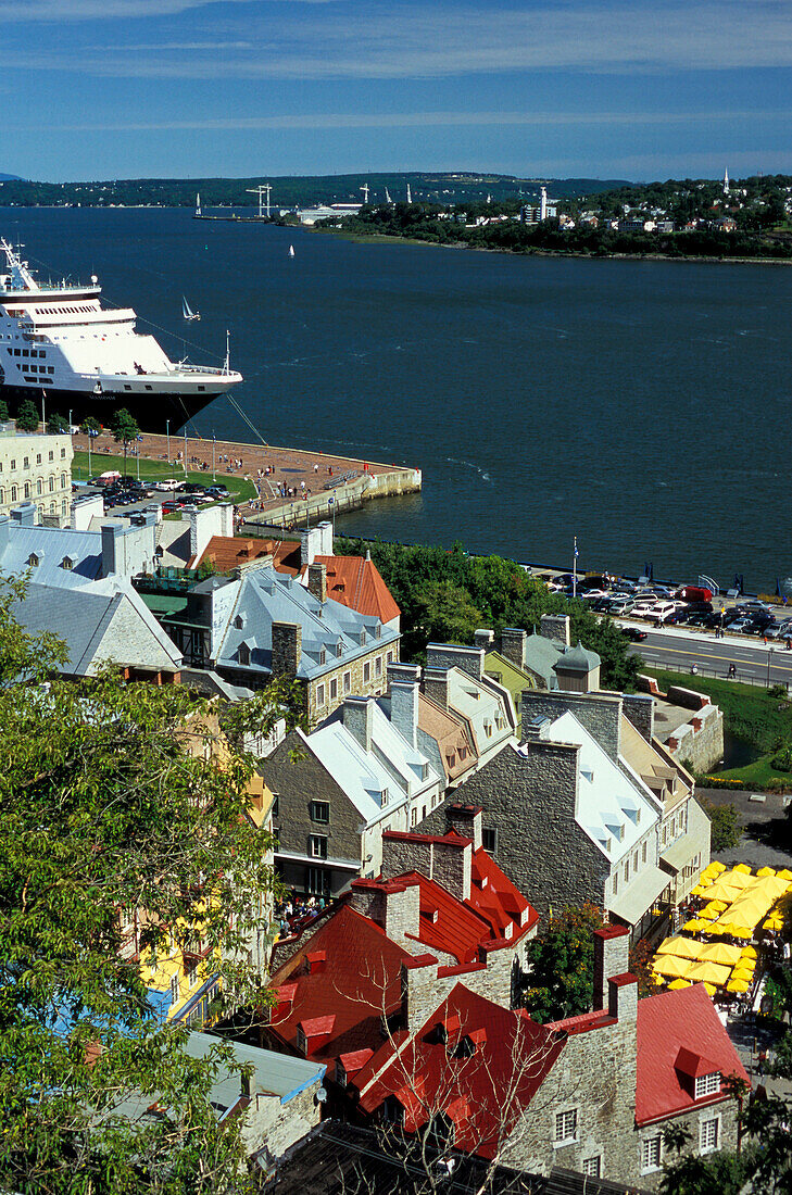 Hafen, Kreuzfahrtschiff, Quebec, Kanada