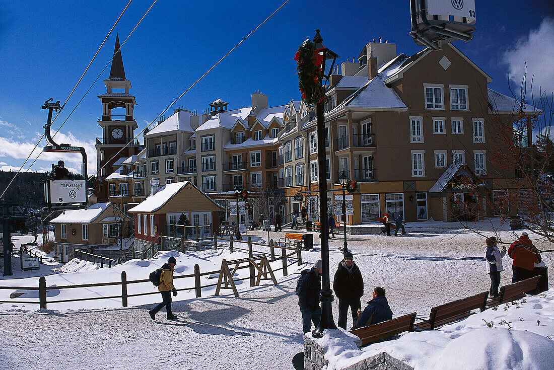 Winter, Mont Tremblant, Quebec, Kanada