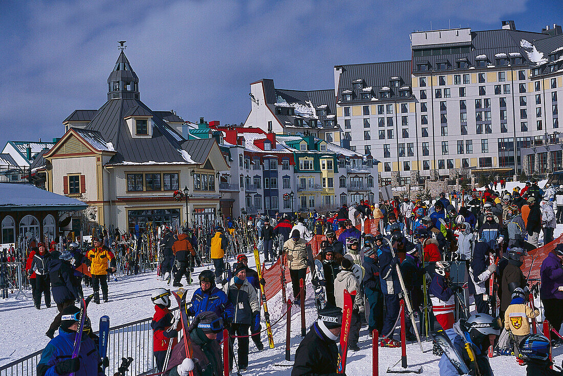 Sking, Mont Tremblant, Provinz Quebec Canada