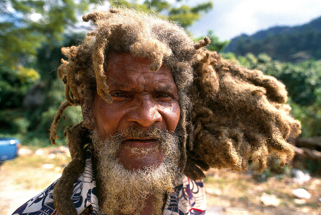 Jamaikaner mit Dreadlocks, Kingston, Jamaika
