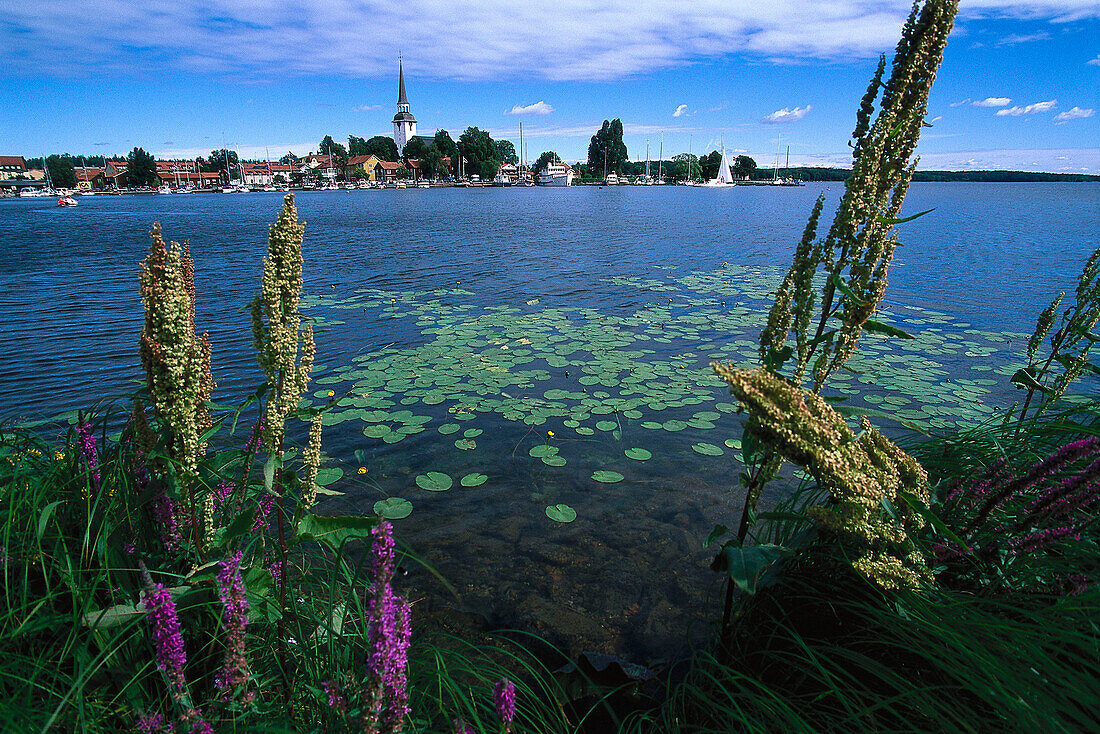 Mariefred am Mälaren See, Södermanland, Schweden