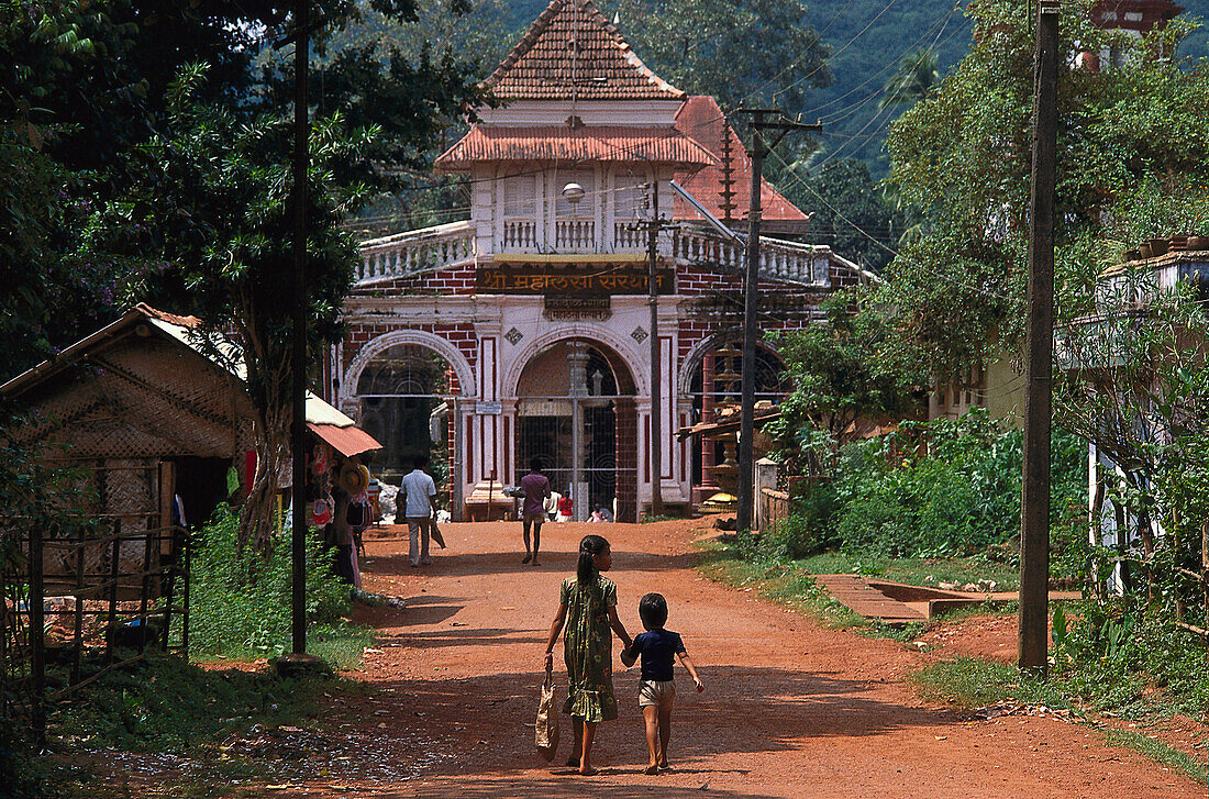 Dorf, Sanquem, Goa, Indien