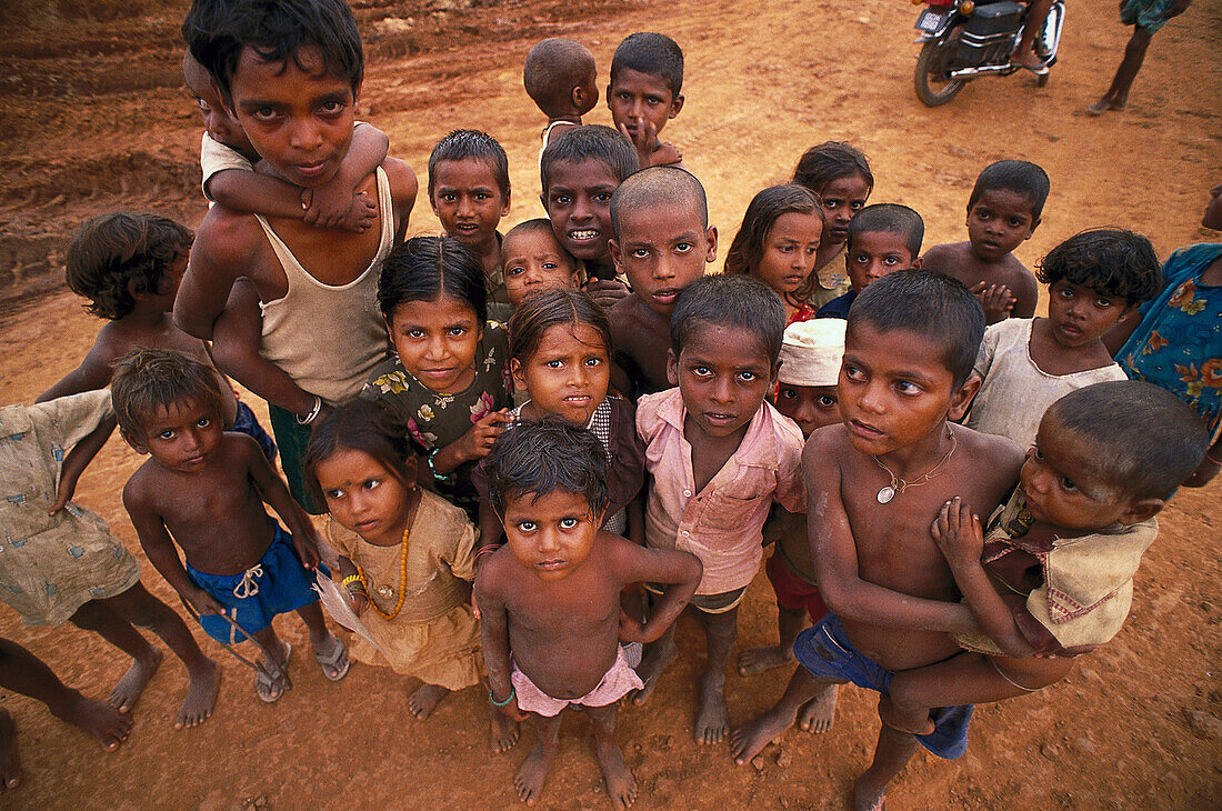 Kindergruppe, Goa, Indien
