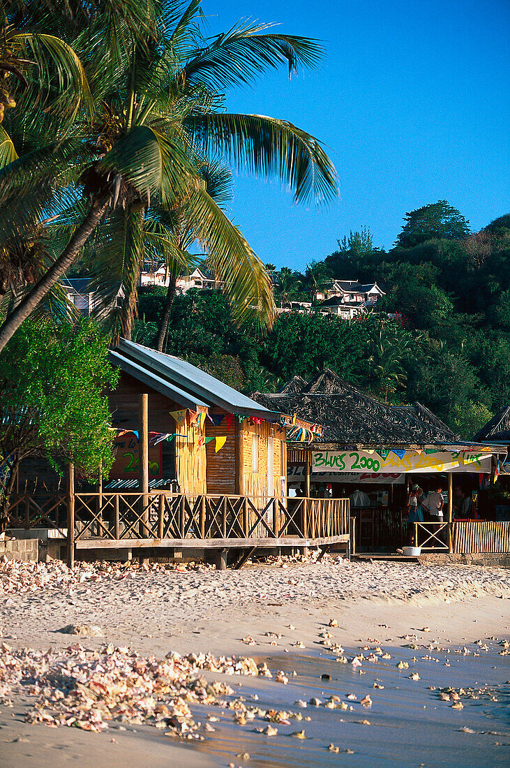 Basil' s Bar, Britania Bay, Insel Mustique St. Vincent, Grenadinen