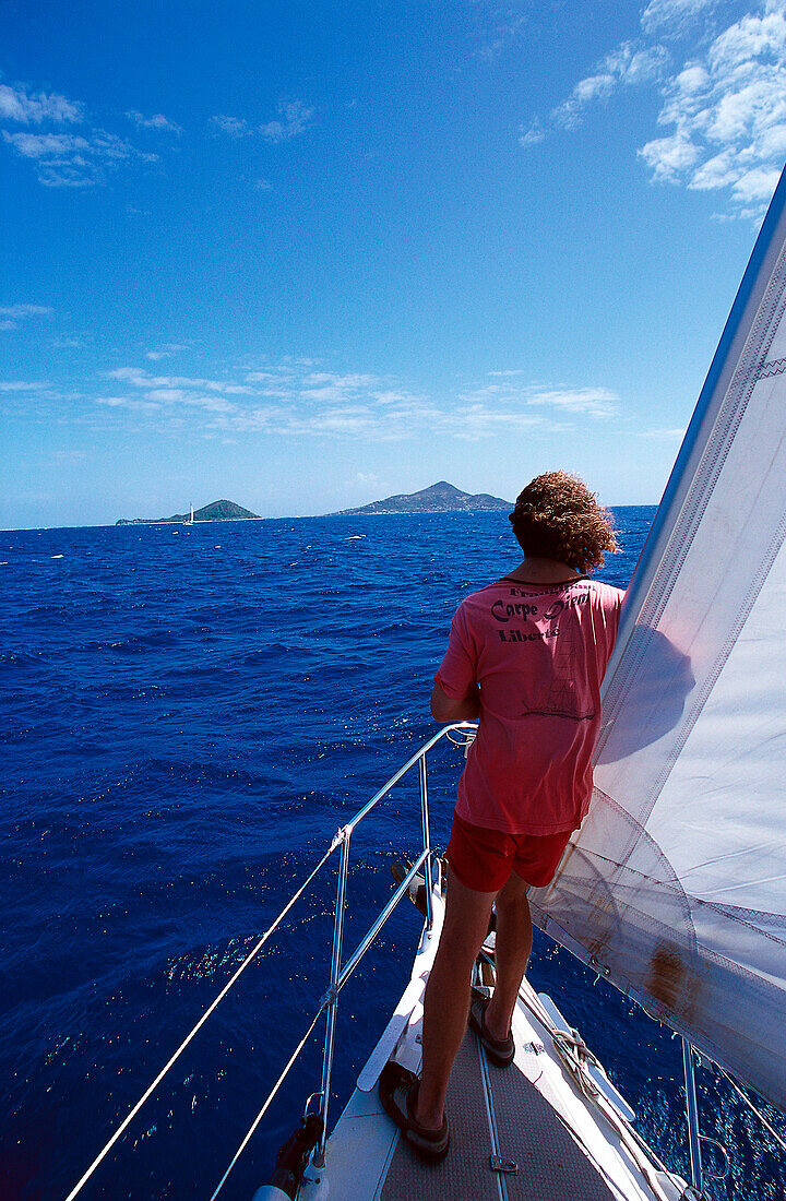 Segelboot, Petite Martinique St. Vincent, Grenadinen