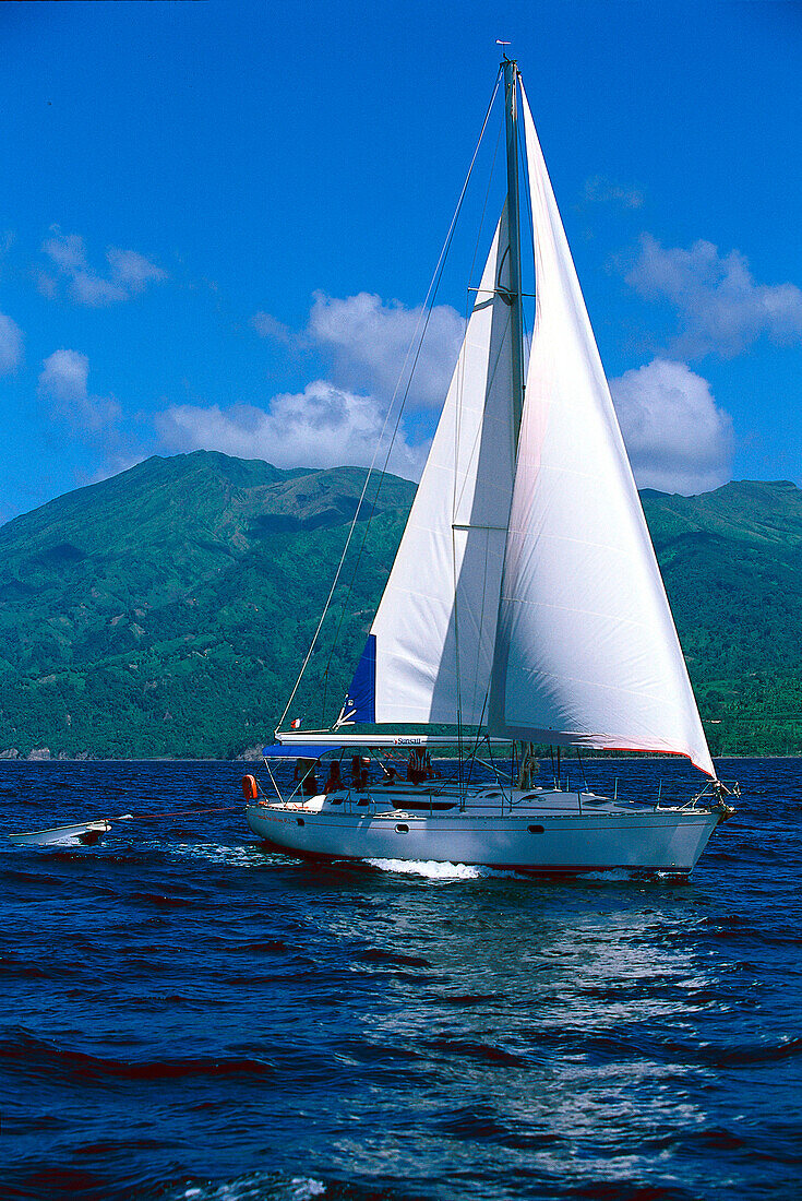 Segelboot, Westkueste St. Vincent, Grenadinen