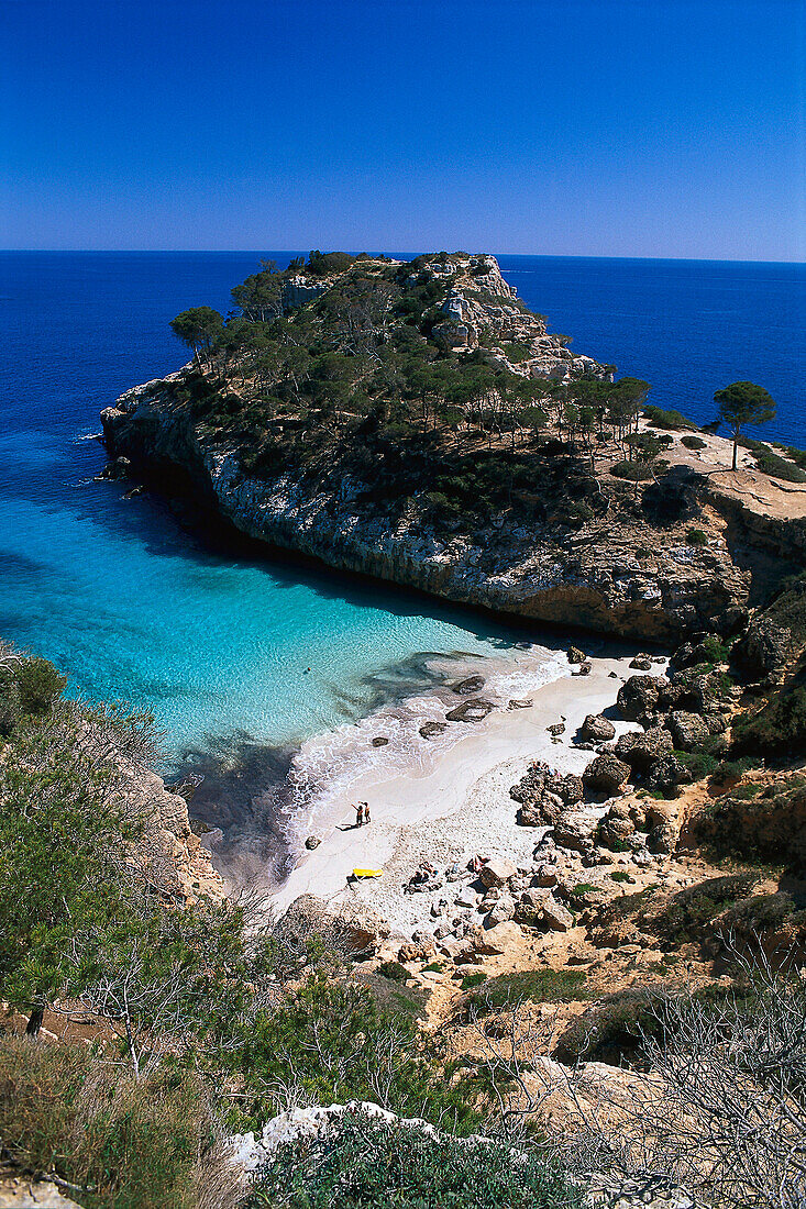 Cala S´Amonia, südl. Santanyi, Südostküste, Mallorca Balearen, Spanien