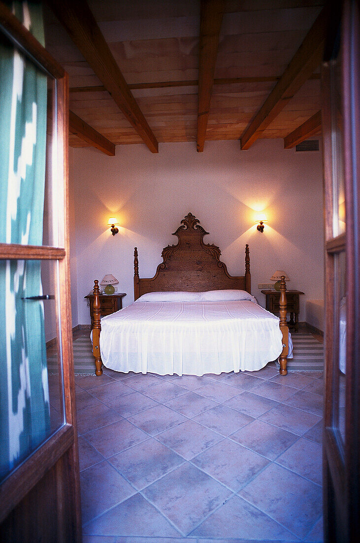 Gästezimmer, Finca Ets Abellons, Agrotourismo, b. Binibona Mallorca, Spanien