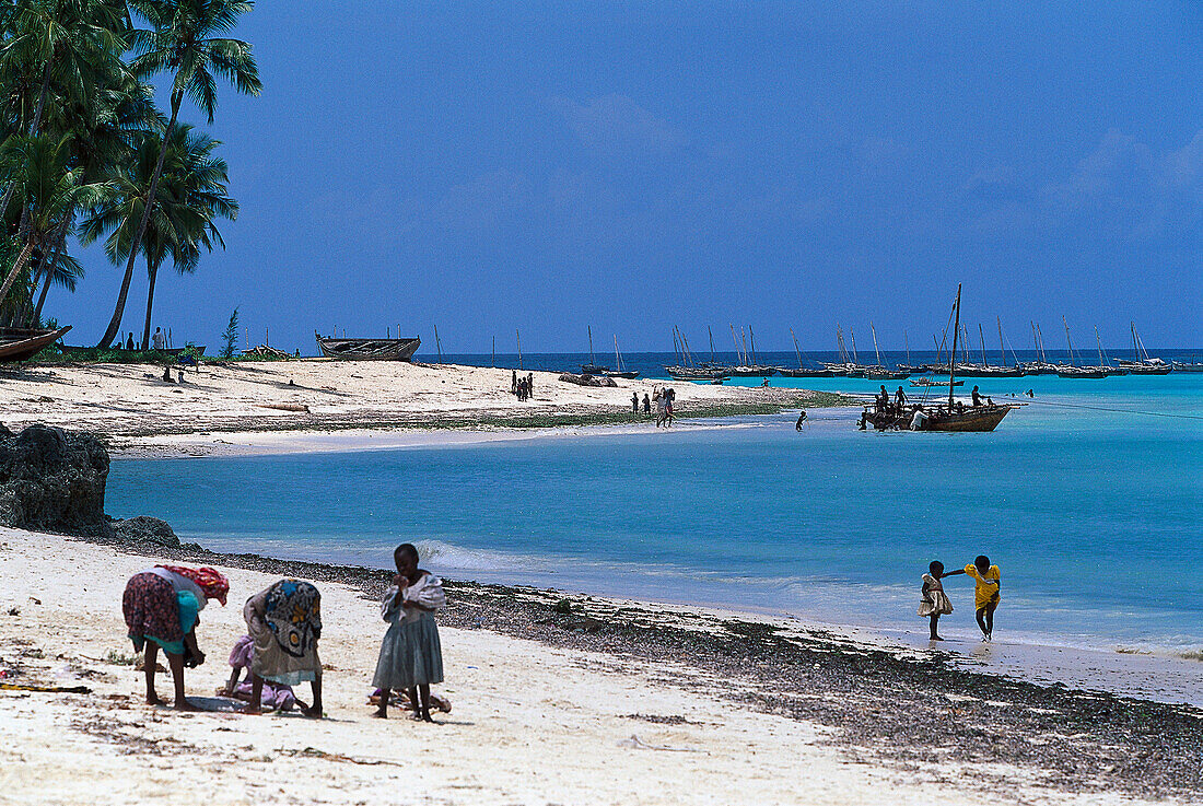 Beach in Nungwi, Zansibar, Tanzania