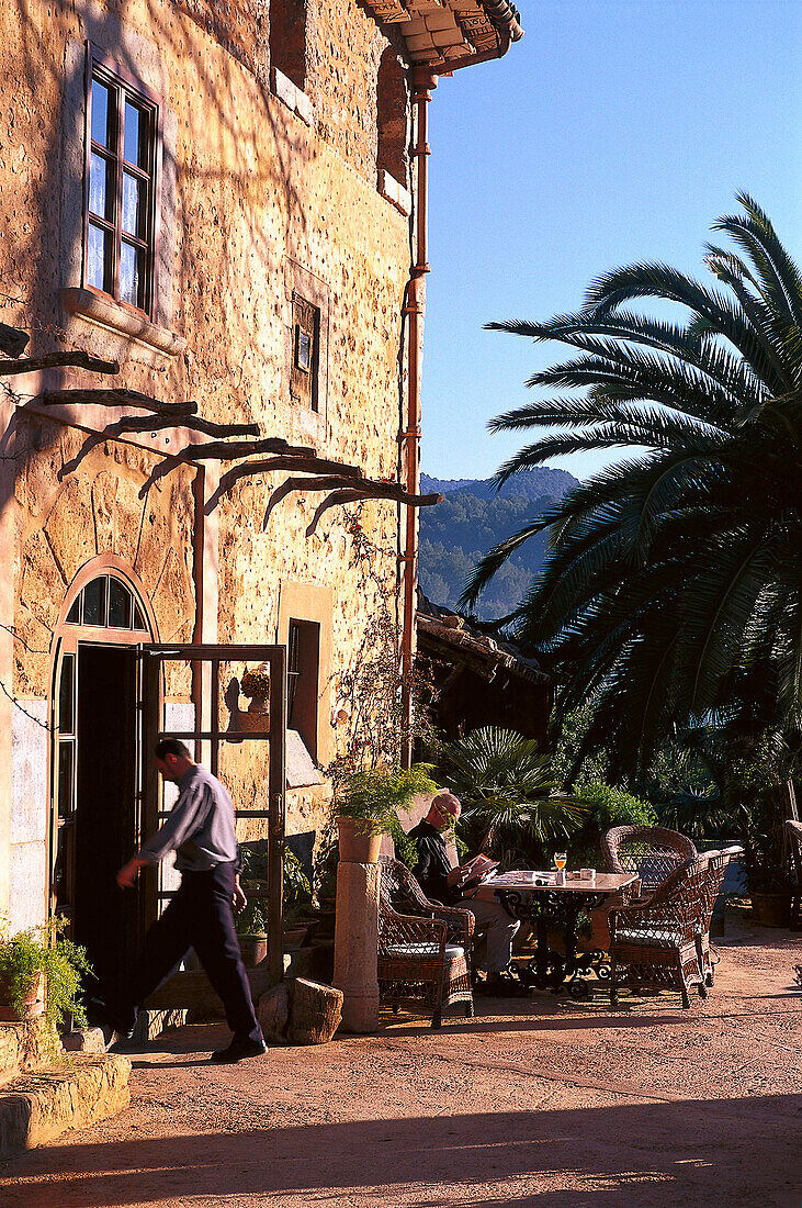 Fruehstueck, Finca-Hotel de Reis, Valle de los Naranjos, Soller Mallorca, Spanien