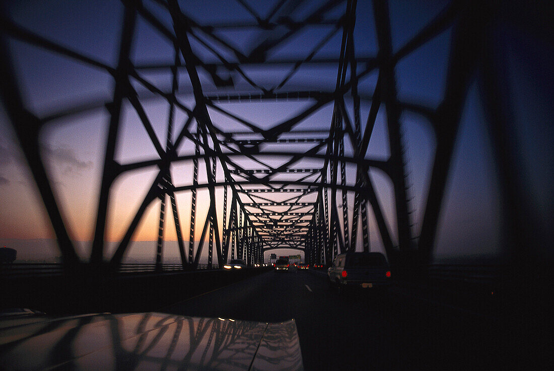 Mississippi Bridge, I-10, near Baton Rouge Louisiana, USA