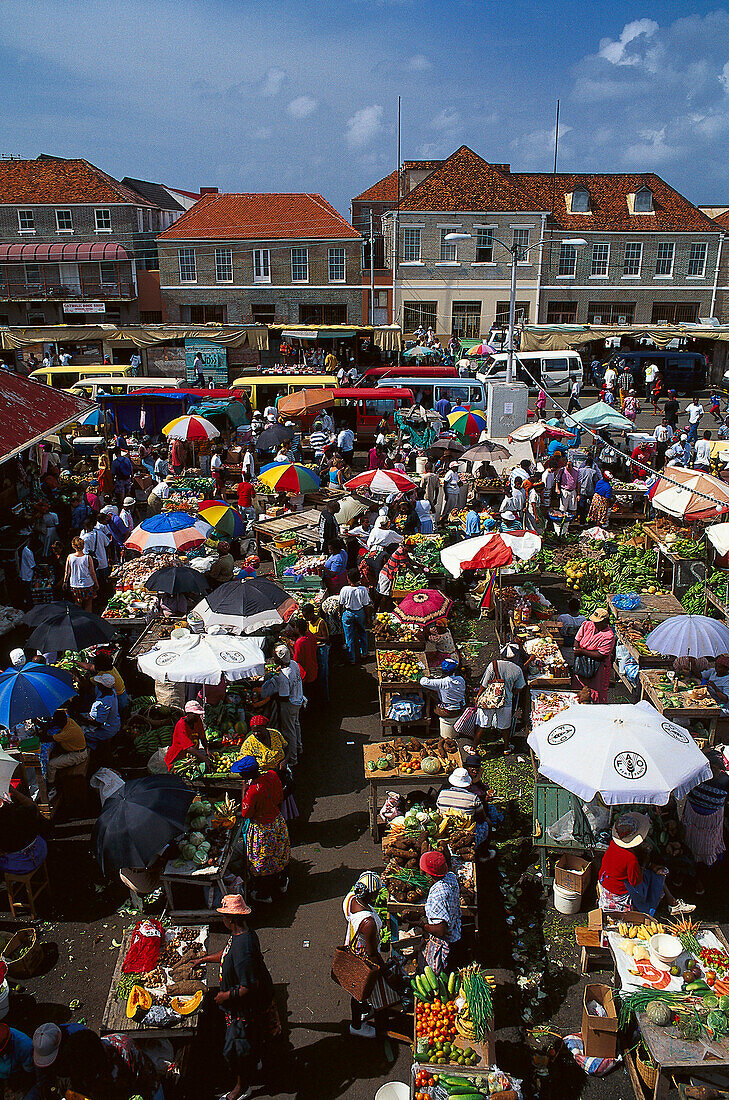 Weekend Market, St. George´s, Grenada, WI Caribbean