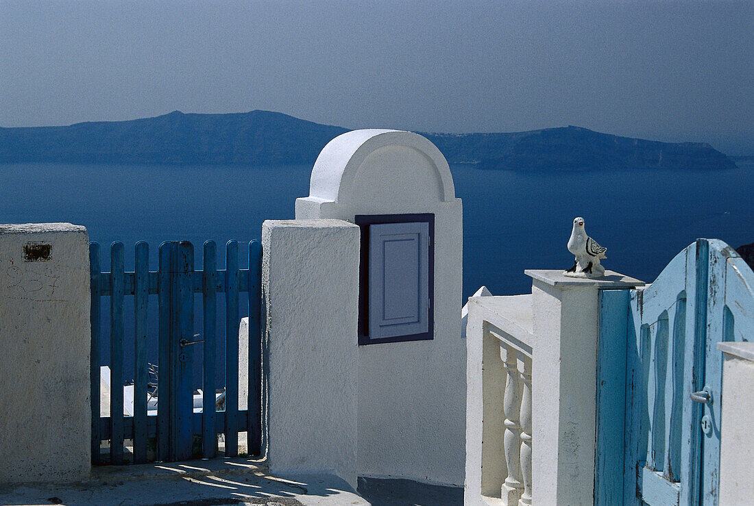 Terrace, Firostefani, Santorin Kykladen, Greece