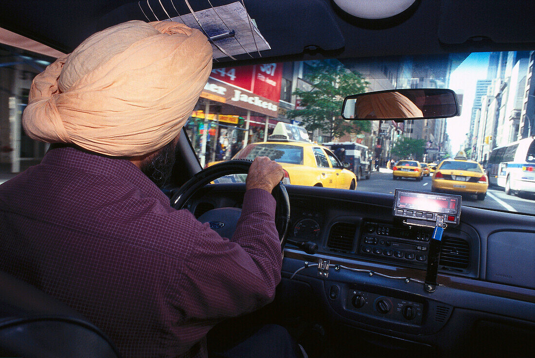 Cab driver, New York, USA