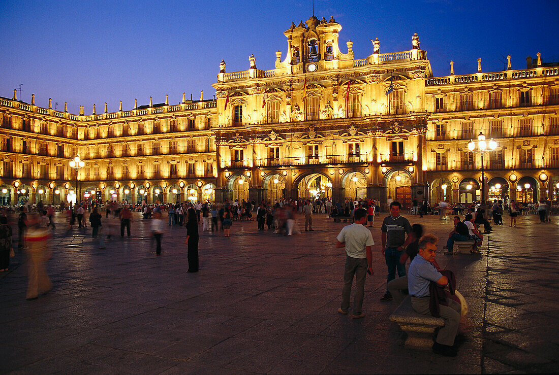 Plaza Mayor, Salamanca, Castilla Spain