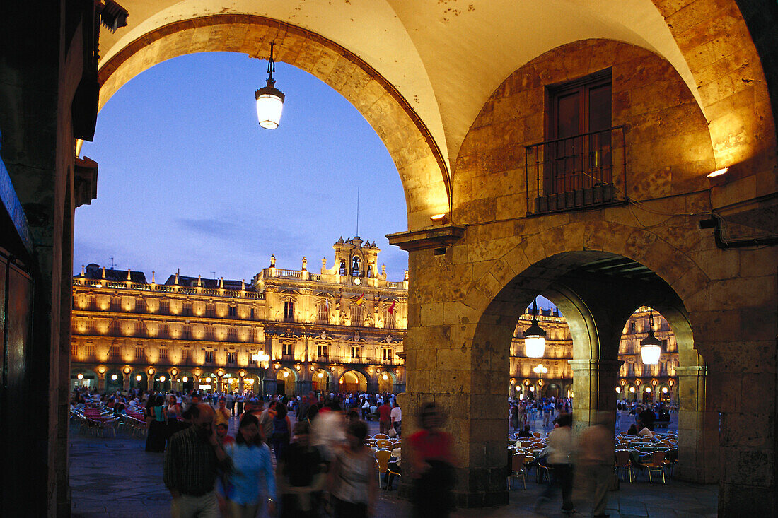 Plaza Mayor, Salamanca, Castilla Spain